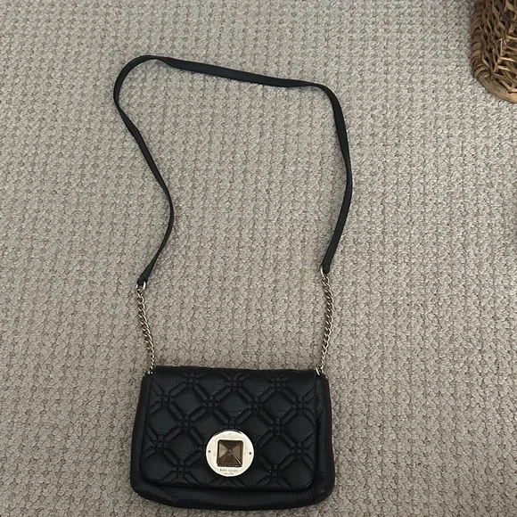 Kate Spade Black Quilted Crossbody Bag - Picture 2 of 4